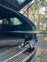 Heavy-Duty Metal Bootlid Camping Table + 1000D Waterproof Carry Bag Kit