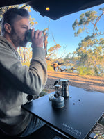 Heavy-Duty Metal Bootlid Camping Table + 1000D Waterproof Carry Bag Kit