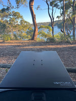 Heavy-Duty Metal Bootlid Camping Table + 1000D Waterproof Carry Bag Kit