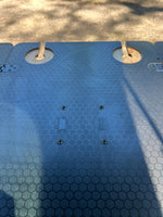 Wooden Bootlid Table – Foldable Marine Plywood Camp Table (Carry Bag Included)