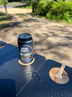 Wooden Bootlid Table – Foldable Marine Plywood Camp Table (Carry Bag Included)