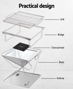 Flatpack Firepit Grill