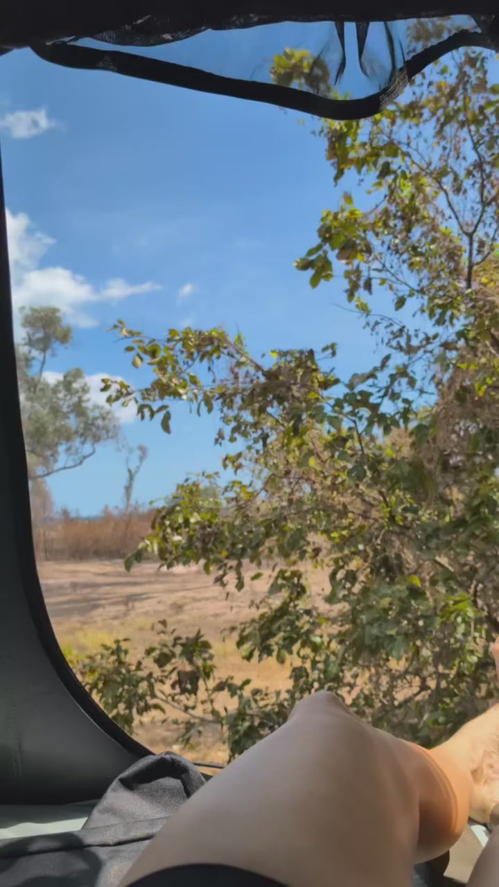 Customer video from inside a rooftop tent