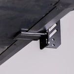 Vantura RTT L support bracket installed under a rooftop tent